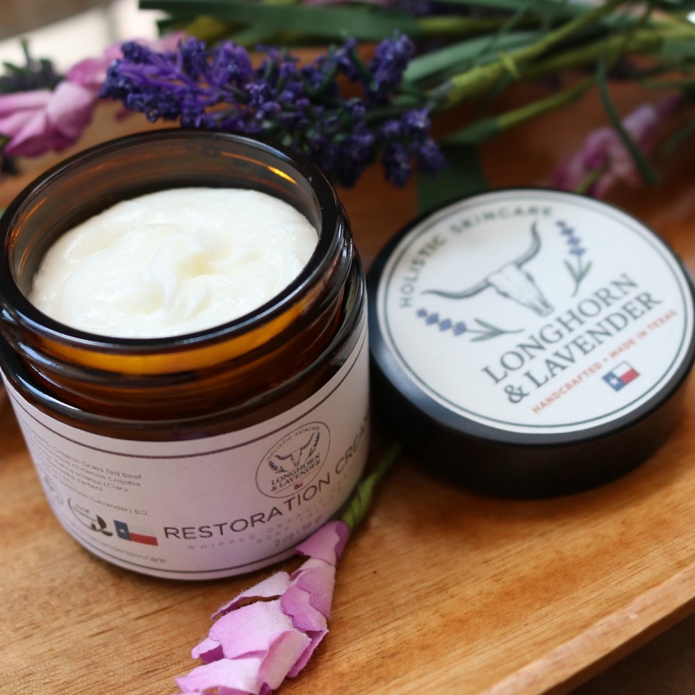 NWT Organic Whipped Grass Fed Beef Tallow Restauration Cream & Essential oils - Picture 2 of 4